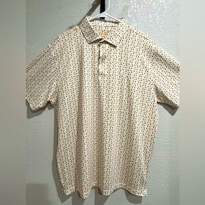 Rhoback Orange Crush Men's Short Sleeve Performance Polo